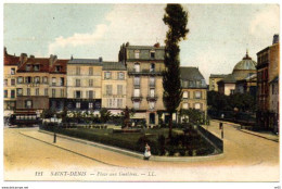 93 - SAINT DENIS - Place Aux Gueldres ( Colorisé ) - Saint Denis