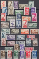 - AFRIQUE ORIENTALE ITALIENNE, 1938/1943, X, Complet Sauf 43/46, En Pochette, Cote Sassone: 1 320 € - Africa Orientale Italiana