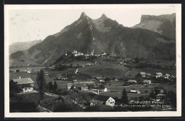 AK Gruyères, Vue Générale Et Dent De Broc  - Gruyères