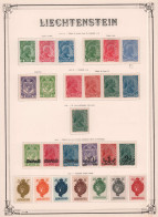 - LIECHTENSTEIN, 1912/1955, X, En Pochette - Cote : 5200 € - Lotes/Colecciones