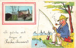 ILLUSTRATEUR - La Pêche Est Bonne à Rochechouart - Colorisé - Carte Postale Ancienne - Other & Unclassified