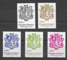 Andorra - 2014 Básica Ed 413-17 (**) - Unused Stamps