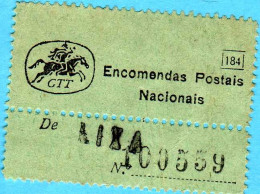 EMCOMENDAS POSTAIS-LIXA-COM DENTEADO NO MEIO - Used Stamps