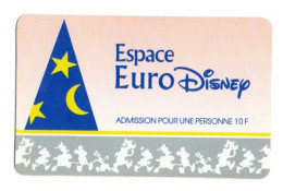 FRANCE PASSEPORT DISNEYLAND PARIS ADMISSION POUR UNE PERSONNE 10F - Disney