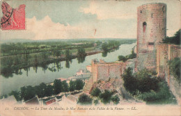FRANCE - Chinon - La Tour Du Moulin - Le Mur Romain Et La Vallée De La Vienne - L L - Colorisé - Carte Postale Ancienne - Chinon