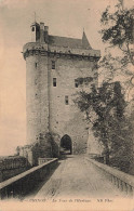 FRANCE - Chinon - La Tour De L'Horloge - N D Phot - Vue Sur L'entrée - Vue Générale - Carte Postale Ancienne - Chinon