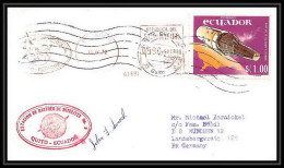 6616/ Espace (space) Lettre (cover) Signé (signed Autograph) 17/4/1972 Apollo 16 Equateur (ecuador)  - Südamerika