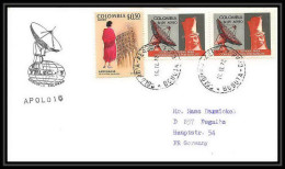 6613/ Espace (space Raumfahrt) Lettre (cover Briefe) 16/4/1972 Colombie (Colombia)  - Sud America
