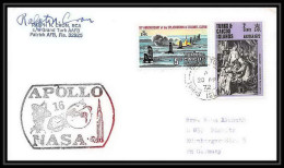 6582/ Espace (space) Lettre (cover) Signé (signed Autograph) 20/4/1972 Apollo 16 Turks And Caicos  - Südamerika