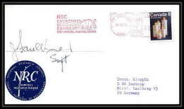 6553/ Espace (space) Lettre Cover Signé (signed Autograph) Churchill Research Range 20/4/1972 Canada  - América Del Norte