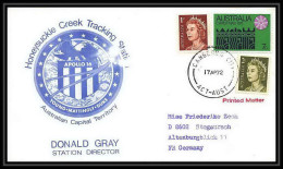 6455/ Espace (space Raumfahrt) Lettre (cover) 17/4/1972 Apollo 16 Creek Station Australie (australia)  - Océanie