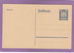 GANZSACHE UNGEBRAUCHT . POSTKARTE P 157. - Cartoline