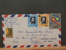 106/997  LETTRE EL SALVADOR POUR LA BELG. 1977 - Salvador