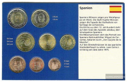 Spain 2001 Stgl./unzirkuliert Kursmünzensatz Stgl./unzirkuliert 2001 Euro-first Edition - Spanje