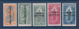 Oubangui - YT N° 20 à 24 * - Neuf Avec Charnière - 1922 - Unused Stamps