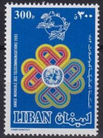 1983 LIBAN Lebanon Libanon MNH World Communications Year UPU UN ~ Also Corner Pair, Corner Block Available - Lebanon