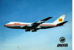 Iberia - Lineas Aereas De Espana - Boeing 747 'Jumbo'  - CPM - 1946-....: Ere Moderne