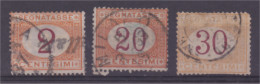 Italie Taxe 1870-1903 N° 4, 7 Et 8 - Unclassified