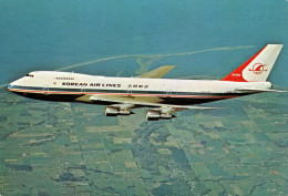 Boeing 747B Of Korean Air Lines  - CPM - 1946-....: Ere Moderne