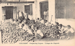 Sri Lanka - Preparing Copra - Publ. H. Grimaud (no Imprint) - Sri Lanka (Ceylon)