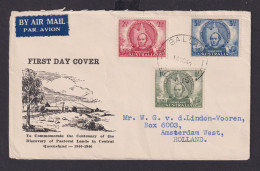 Australien Brief Ballan Queensland Amsterdam Niederlande Thomas Mitchell 1946 - Sammlungen