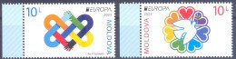 2023. Moldova,  Europa 2023, PEACE - The Highest Value Of Humanity, 2v,  Mint/** - Moldova