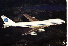 Boeing 747 De La  PAN AM  - CPM - 1946-....: Ere Moderne