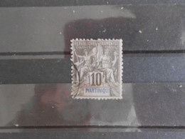 MARTINIQUE YT 35 - TYPE DUBOIS 10c. Noir S.lilas - Used Stamps