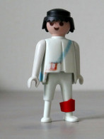 Playmobil Figurine Pirate Jambe De Bois Blanc Vintage Série 3657 Pirate - Playmobil