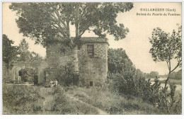 30 GUALLARGUES. Moulin De Vendran 1914 Personnages Assis - Gallargues-le-Montueux