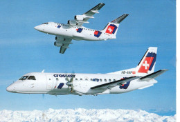 Avro RJ 85 Jumbolino And Saab 340 Cityliner Of CROSSAIR - CPM - 1946-....: Ere Moderne