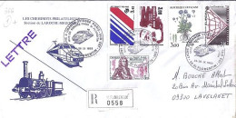 FRANCE N° 2259/2268/2271/2278/2250 S/L.REC. DE ST FLORENTIN/24.9.83 - Lettres & Documents