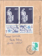 FRANCE N° 2234x2/2213x2/2181 S/L. DE VALENCE/28.10.82  - Cartas & Documentos