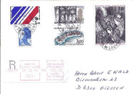 FRANCE N° 2254/2255/2265/2275/2278 S/L. DE PARIS/29.6.83 POUR L’ALLEMAGNE - Covers & Documents