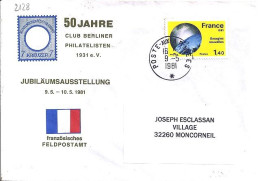 FRANCE N° 2128 S/L. DE POSTE AUX ARMEES/9.5.81 - Brieven En Documenten