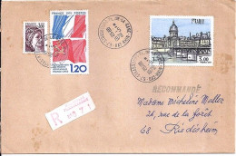 FRANCE N° 1994/1859/1979 S/L.REC DE STRASBOURG/10.5.78 POUR - Cartas & Documentos
