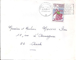 FRANCE N° 1649 S/L. DE POSTE AUX ARMEES/28.9.70  - Brieven En Documenten