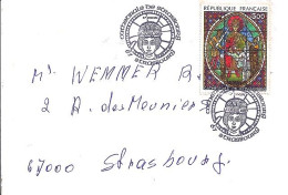 FRANCE N° 2363 S/L. DE STRASBOURG/13.4.85 - Brieven En Documenten