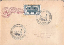 FRANCE N° 609 S/L. DE PARIS GARE DU NORD/9.11.46 - Lettres & Documents