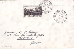 FRANCE N° 499 S/L. DE BORDEAUX/17.5.41 - Covers & Documents