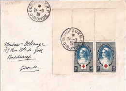 FRANCE N° 422x2 S/L.DE BORDEAUX/24.3.39  - Briefe U. Dokumente