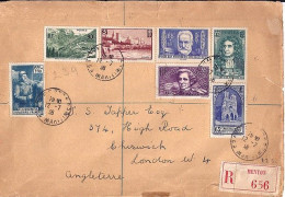 FRANCE N° 399/397/391/382/383/358/387 S/L.REC. DE MENTON/12.7.38  - Briefe U. Dokumente