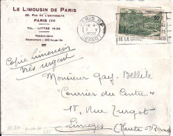 FRANCE N° 358 S/L.DE PARIS/2.5.38  - Briefe U. Dokumente