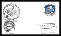 7638/ Espace Space Lettre Cover Signé Signed Autograph 24/7/1975 Recovery APOLLO Soyuz Soyouz Sojus Chili Chile - Sud America
