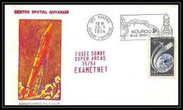 7275/ Espace Space Lettre Cover 29/5/1974 Centre Spatial Guyanais France Super Arcas 35/54 France - Europe