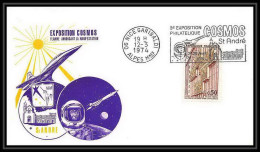 7249/ Espace (space Raumfahrt) Lettre (cover Briefe) 19/3/1974 Exposition Cosmos Nice St André France - Europe