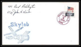 7129/ Espace (space) Lettre (cover) Signé (signed Autograph) 8/2/1974 Skylab 4 Splashdown Marritt USA - United States