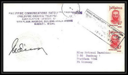 7100/ Espace (space) Lettre (cover) Signé (signed Autograph) 22/9/1973 Skylab 3 Markati Rizal Philippines (pilipinas) - Asien
