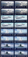 INDIA 2011 PRESIDENT'S FLEET REVIEW, MUMBAI WAR SHIPS COMPLETE SET BLOCK OF 4 MNH RARE - Nuovi