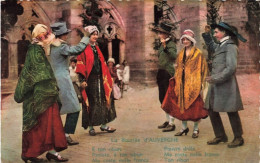 FOLKLORE - Costumes - La Bourrée D'Auvergne En Costumes De Grandes Fêtes - Carte Postale - Vestuarios